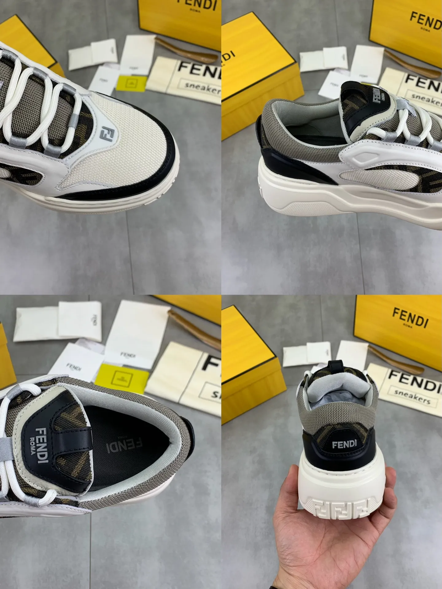 Men's Men's Shoes 💰P740 New Style 💰💎💎💎Summer Hot Style [FENDI Fendi] Top Version 🆕New slip-on sneakers, wavy soles engraved with original words. Embossed Fendi Flow lettering on the heel. The upper is made of high-end calfskin and breathable materials. Original lining with tone-on-tone details decorated with innovative handcrafting techniques. Ultra-light and wear-resistant TPU and IP foam soles, overall lightweight and comfortable. Size:39-44 (38 45 can be customized)